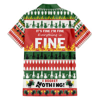Merry Cat-Mas Hawaiian Shirt Christmas It's Fine I'm Fine Everything is Fine - Wonder Print Shop