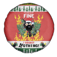 Merry Cat-Mas Spare Tire Cover Christmas It's Fine I'm Fine Everything is Fine - Wonder Print Shop