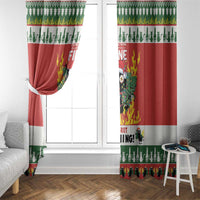 Merry Cat-Mas Window Curtain Christmas It's Fine I'm Fine Everything is Fine - Wonder Print Shop