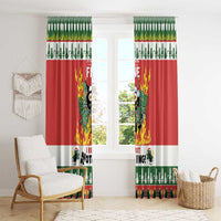 Merry Cat-Mas Window Curtain Christmas It's Fine I'm Fine Everything is Fine - Wonder Print Shop