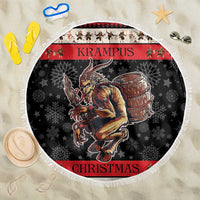 Krampus The Christmas Devil Beach Blanket LT9 - Wonder Print Shop