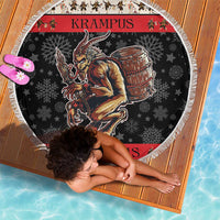 Krampus The Christmas Devil Beach Blanket LT9 - Wonder Print Shop