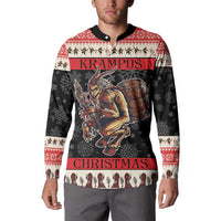 Krampus The Christmas Devil Button Sweatshirt LT9 - Wonder Print Shop