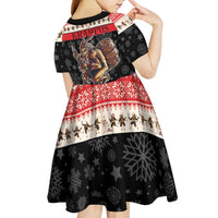 Krampus The Christmas Devil Kid Short Sleeve Dress - Wonder Print Shop
