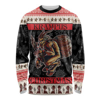 Krampus The Christmas Devil Long Sleeve Shirt - Wonder Print Shop