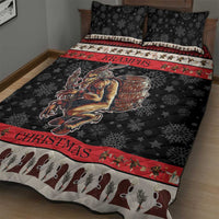 Krampus The Christmas Devil Quilt Bed Set - Wonder Print Shop
