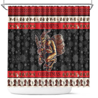 Krampus The Christmas Devil Shower Curtain