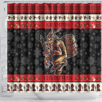Krampus The Christmas Devil Shower Curtain