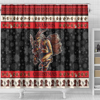 Krampus The Christmas Devil Shower Curtain