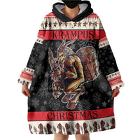 Krampus The Christmas Devil Wearable Blanket Hoodie - Wonder Print Shop