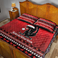 Jolakotturinn Iceland Quilt Bed Set Yule Cat Merry Christmas - Wonder Print Shop