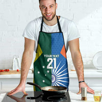 India vs Australia Custom Apron Blue vs Gold Cricket Heritage - Wonder Print Shop