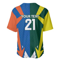 India vs Australia Custom Baseball Jersey Blue vs Gold Cricket Heritage - Wonder Print Shop