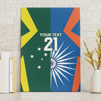 India vs Australia Custom Canvas Wall Art Blue vs Gold Cricket Heritage - Wonder Print Shop