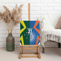 India vs Australia Custom Canvas Wall Art Blue vs Gold Cricket Heritage - Wonder Print Shop