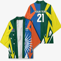 India vs Australia Custom Kimono Blue vs Gold Cricket Heritage - Wonder Print Shop