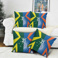 India vs Australia Custom Pillow Cover Blue vs Gold Cricket Heritage - Wonder Print Shop
