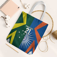 India vs Australia Custom Tote Bag Blue vs Gold Cricket Heritage - Wonder Print Shop