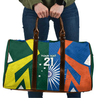 India vs Australia Custom Travel Bag Blue vs Gold Cricket Heritage - Wonder Print Shop