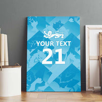 England Cricket Custom Canvas Wall Art Three Lions Inspiration LT9 - Wonder Print Shop