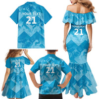 England Cricket Custom Family Matching Mermaid Dress and Hawaiian Shirt Three Lions Inspiration LT9 - Wonder Print Shop