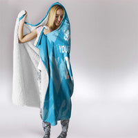 England Cricket Custom Hooded Blanket Three Lions Inspiration