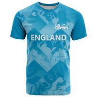 England Cricket Custom T Shirt Three Lions Inspiration - Wonder Print Shop