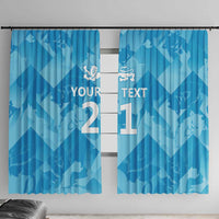 England Cricket Custom Window Curtain Three Lions Inspiration - Wonder Print Shop