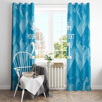 England Cricket Custom Window Curtain Three Lions Inspiration - Wonder Print Shop