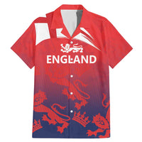 England Cricket Custom Family Matching Mermaid Dress and Hawaiian Shirt Three Lions With Flag LT9 - Wonder Print Shop