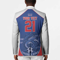 World Football 2026 Cape Verde Custom Blazer Tubaroes Azuis Blue Shark - Wonder Print Shop