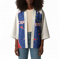 World Football 2026 Cape Verde Custom Kimono Tubaroes Azuis Verde Simple Map - Wonder Print Shop