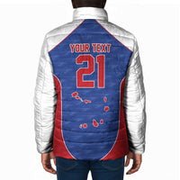 World Football 2026 Cape Verde Custom Padded Jacket Tubaroes Azuis Verde Simple Map - Wonder Print Shop