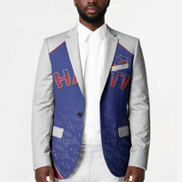 World Football 2026 Afro-Haiti Custom Blazer Together For Ayiti Blue Style - Wonder Print Shop