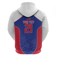 World Football 2026 Afro-Haiti Custom Hoodie Together For Ayiti Blue Style - Wonder Print Shop