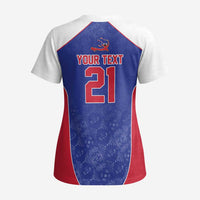 World Football 2026 Afro-Haiti Custom Scrub Top Together For Ayiti Blue Style - Wonder Print Shop