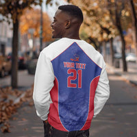 World Football 2026 Afro-Haiti Custom Sweatshirt Together For Ayiti Blue Style - Wonder Print Shop