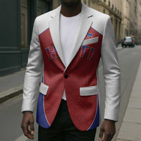 World Football 2026 Afro-Haiti Custom Blazer Together For Ayiti Red Style - Wonder Print Shop