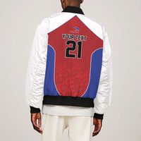 World Football 2026 Afro-Haiti Custom Bomber Jacket Together For Ayiti Red Style - Wonder Print Shop