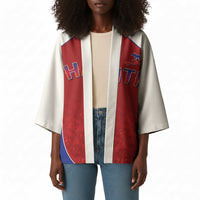 World Football 2026 Afro-Haiti Custom Kimono Together For Ayiti Red Style - Wonder Print Shop