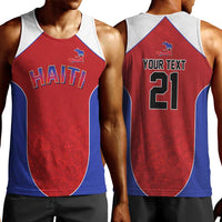 World Football 2026 Afro-Haiti Custom Men Tank Top Together For Ayiti Red Style - Wonder Print Shop