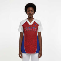 World Football 2026 Afro-Haiti Custom Scrub Top Together For Ayiti Red Style - Wonder Print Shop