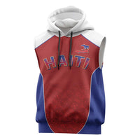 World Football 2026 Afro-Haiti Custom Sleeveless Hoodie Together For Ayiti Red Style - Wonder Print Shop