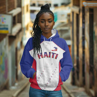 World Football 2026 Afro-Haiti Custom Hoodie Together For Ayiti White Style - Wonder Print Shop