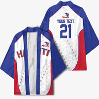 World Football 2026 Afro-Haiti Custom Kimono Together For Ayiti White Style - Wonder Print Shop