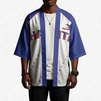 World Football 2026 Afro-Haiti Custom Kimono Together For Ayiti White Style - Wonder Print Shop