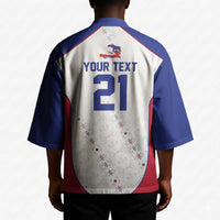 World Football 2026 Afro-Haiti Custom Kimono Together For Ayiti White Style - Wonder Print Shop