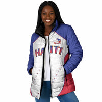 World Football 2026 Afro-Haiti Custom Padded Jacket Together For Ayiti White Style - Wonder Print Shop