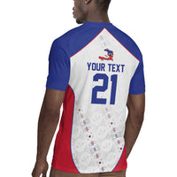 World Football 2026 Afro-Haiti Custom Rugby Jersey Together For Ayiti White Style LT9