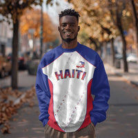 World Football 2026 Afro-Haiti Custom Sweatshirt Together For Ayiti White Style - Wonder Print Shop
